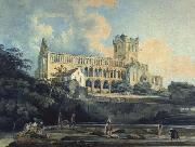 Thomas Girtin Jedburgh Abbey from the River oil on canvas